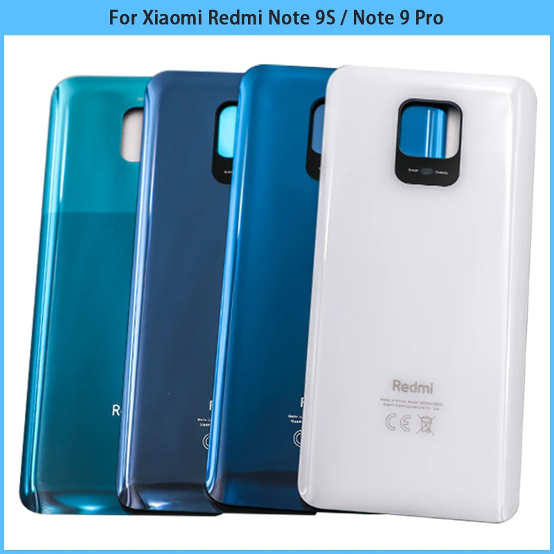 Задняя крышка батарейного отсека для Xiaomi Redmi Note 9S / 9 Pro 64 мп | Мобильные телефоны и
