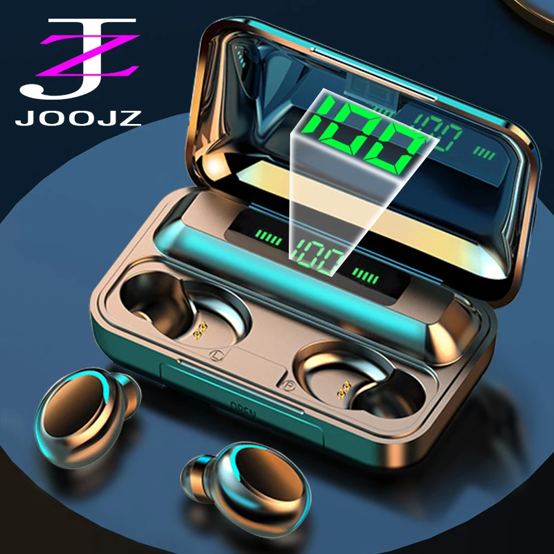 

Wireless Bluetooth Headphone 5.0 Wireless earphones Charging with Box Display Wireless headphones for Sports Bluetooth earphone