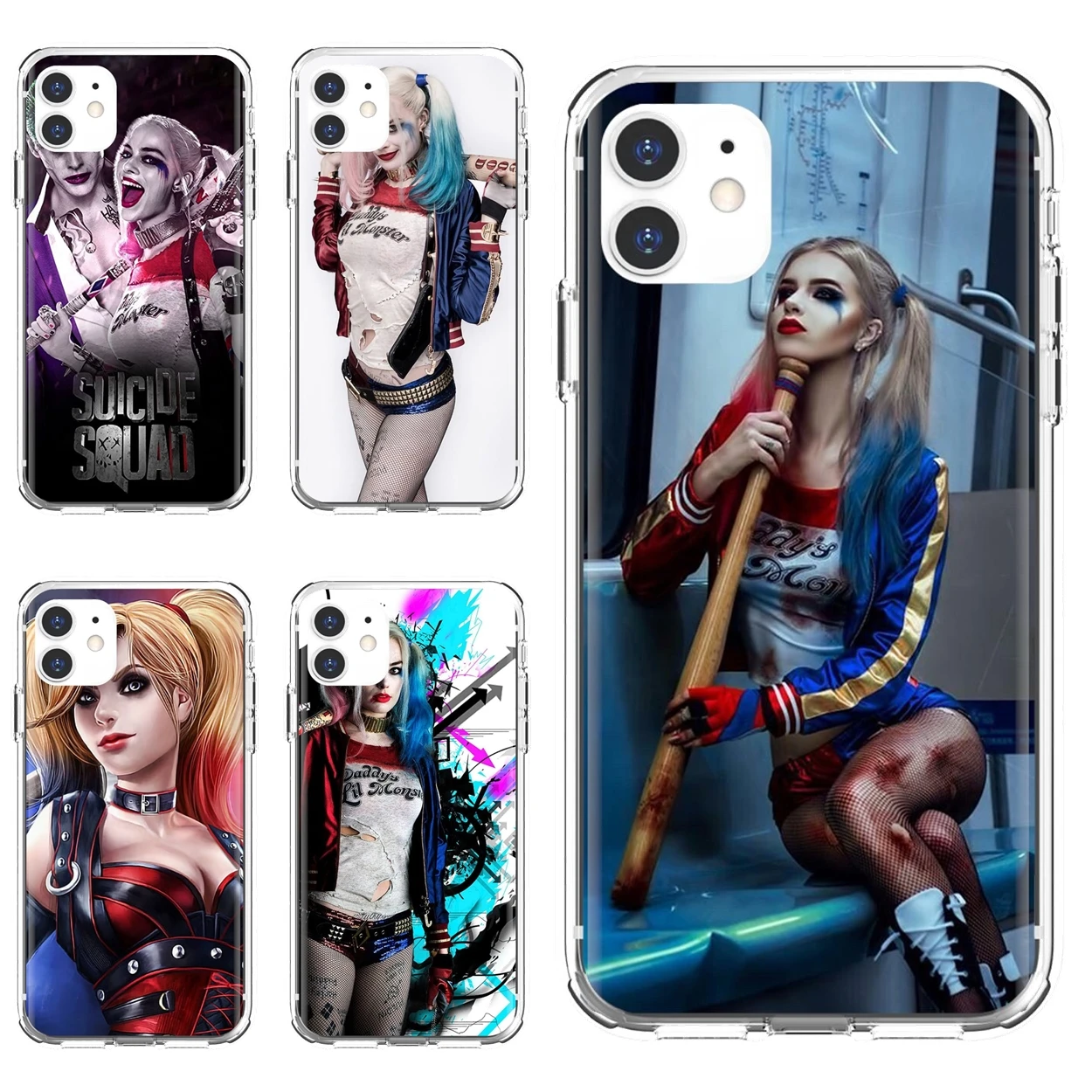 Мягкий ТПУ чехол для телефона Харли-Квинн-самоубийство-комикс Oppo realme 6 7 i c3 Huawei Mate