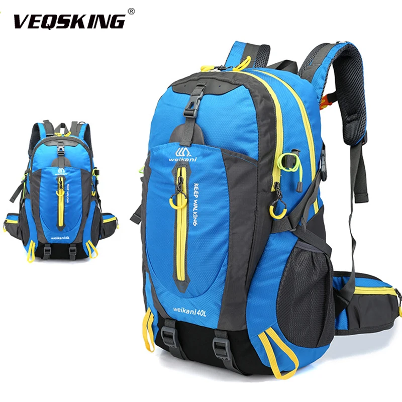 

40L Climbing Travel Backpack, Waterproof Bike Bicycle Bag Camping Hike Laptop Daypack Rucksack, Outdoor Men Women Sport Bags