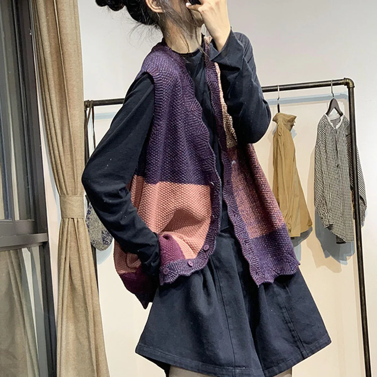 Мюррей осенний оригинальный японский модный художественный ретро контрастный