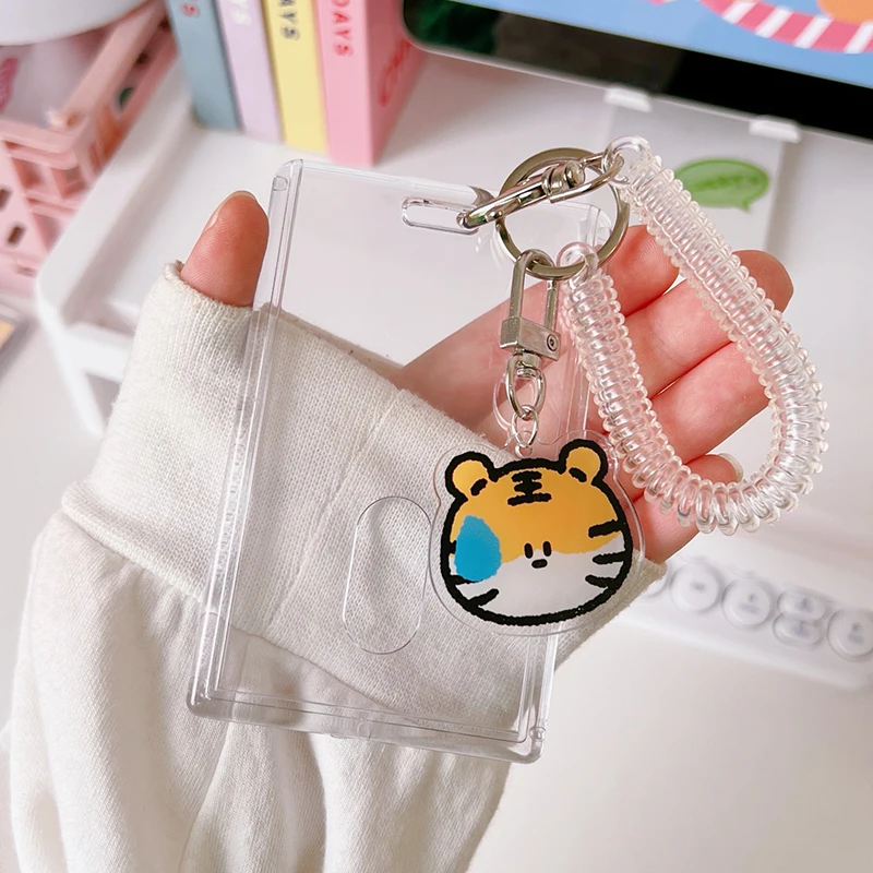 

Kawaii Acrylic Transparent Kpop Photocard Photo Protector Holder Card Idol Photo Sleeves Stationery