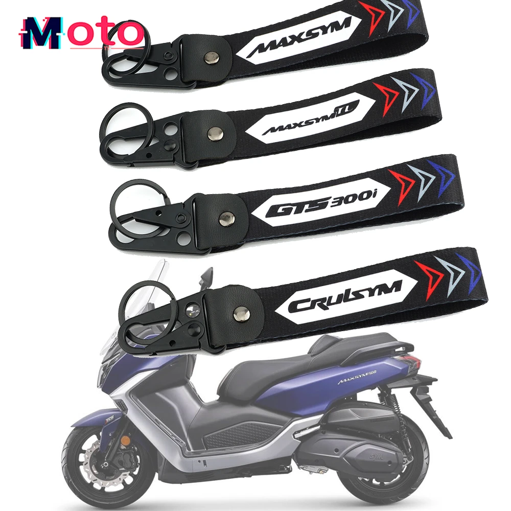 

For SYM CRUISYM 180 300 GTS 300i GTS300 MAXSYM 400/600 Maxsym TL500 2022 Universal Motorcycle Key Ring Belt Keyring Key Chain