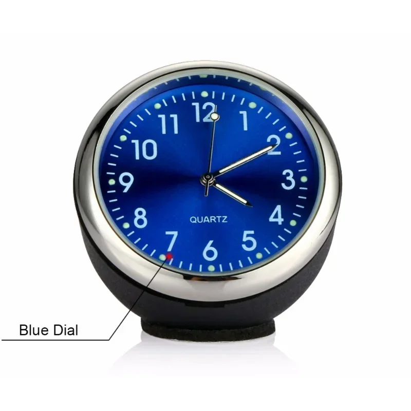 

Универсальные Круглые Автомобильные Цифровые Часы 40 Мм, Кварцевые Украшения Для Приборной Панели