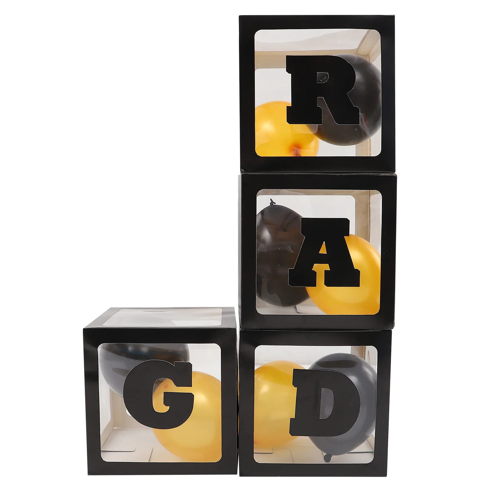 

1 Set Creative Graduation Themed Balloon Boxes Graduation Party Balloon Props