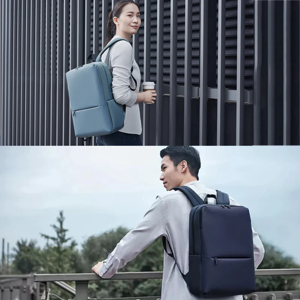 Original Xiaomi Classic Business Backpack 2 Generation 15.6inch Students Laptop Shoulder Bag  Unisex Outdoor Travel