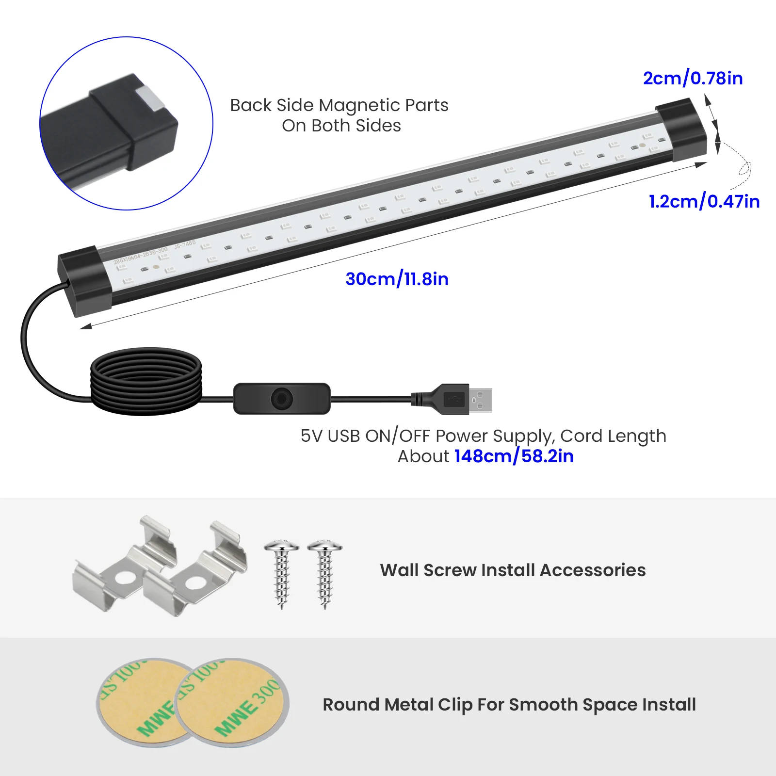 Фото 10 Вт USB УФ-светодиодный черный светильник с переключателем 30 см Blacklight Bar 365-395 нм для Хэллоуина, вечерние трубки, УФ-ленты, Ультрагравитационная лампа №4