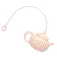 silicone tea infusers gel chinese style mini cute clay teapot shape infuser tea bag leaf filter diffuser