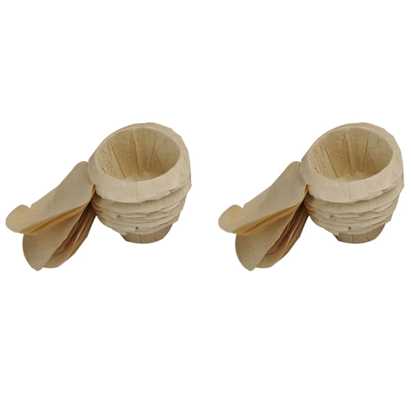 

BMBY-600Pcs Unbleached K Cup Filters With Lid For Reusable Coffee Pods- Keurig Coffee Filters For K Cup - Compostable