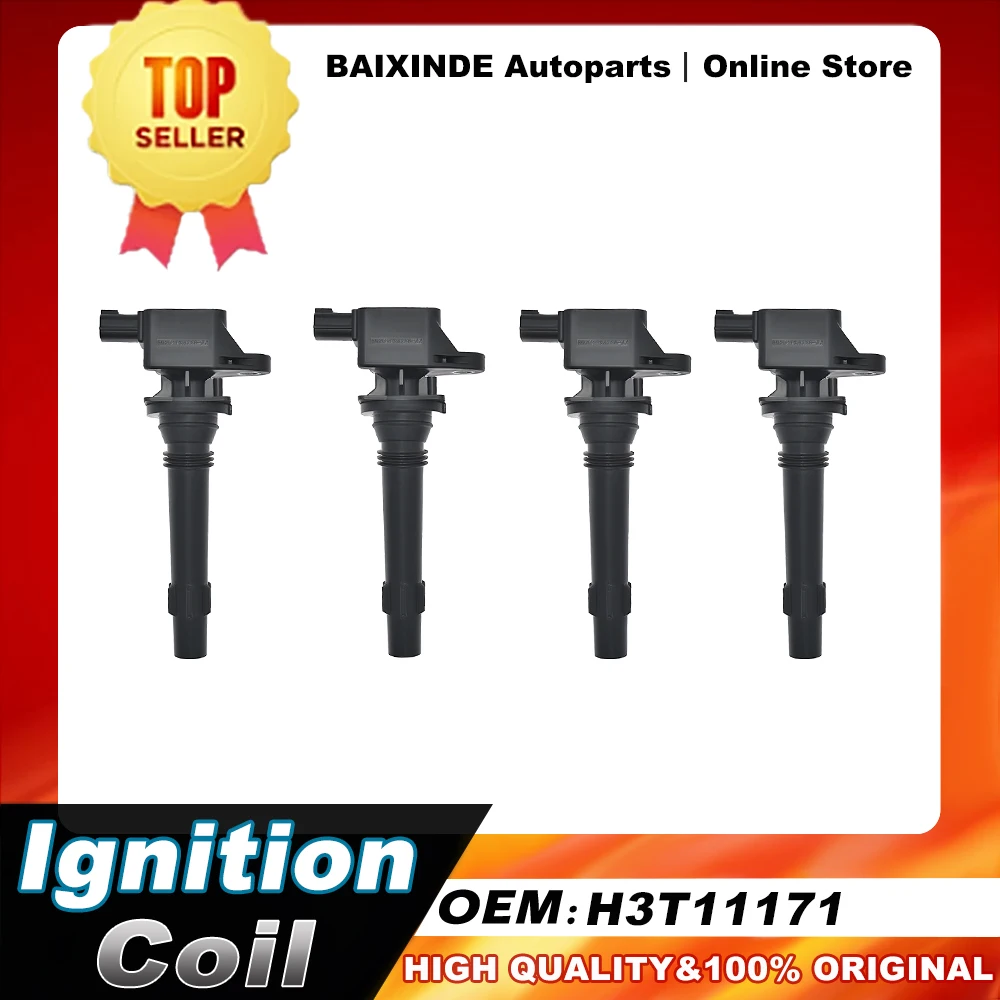 

1/4 PCS OEM H3T11171 BR2U-12A366-AA Ignition Coil For Ford Falcon FG 4.0L, Territory SZ New Original Auto Car Accessories