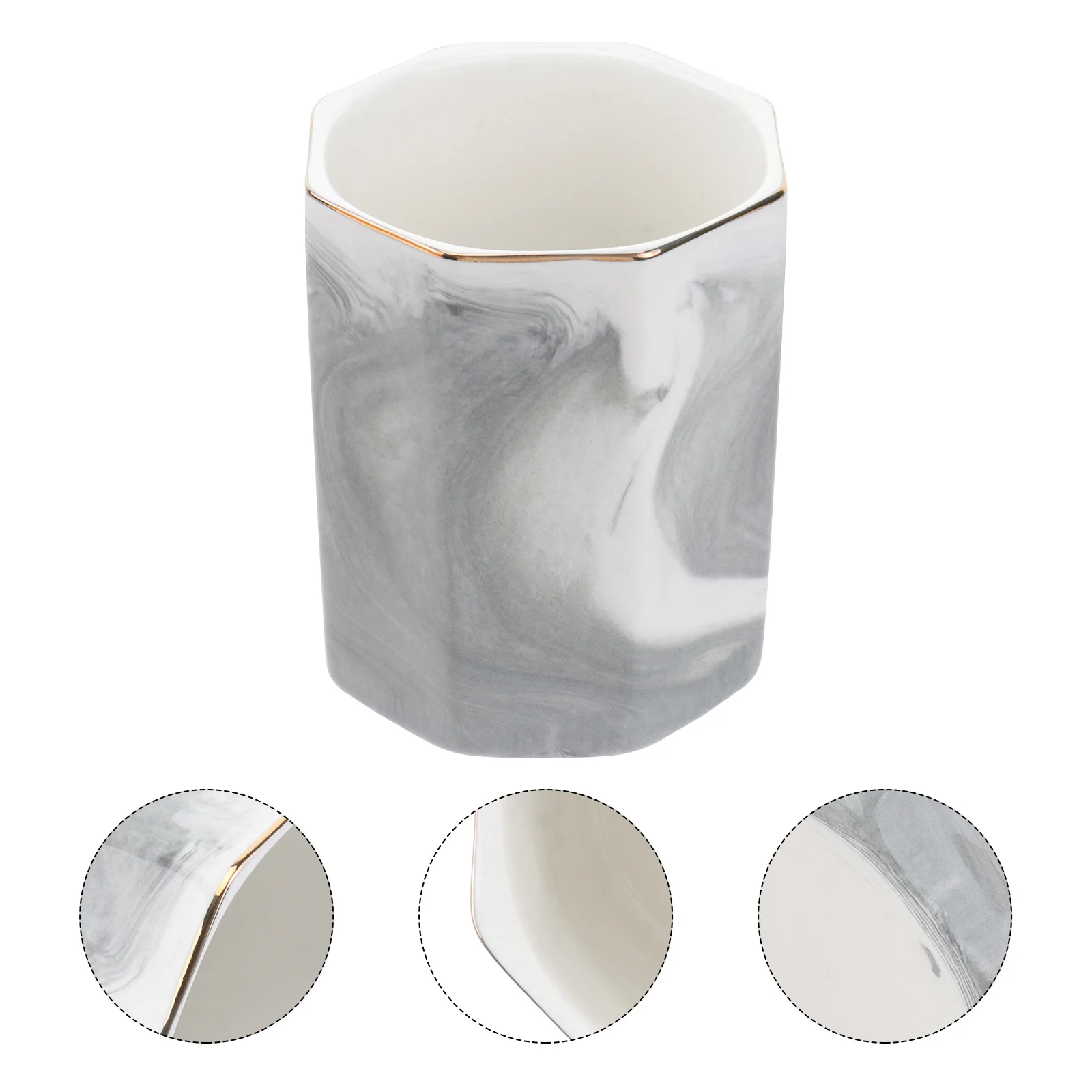 

Holder Kitchen Utensil Spoon Chopsticks Marble Ceramic Brush Makeup Cupdesk Pen Rack Forkdrain Drying Cooking Stand Utensils
