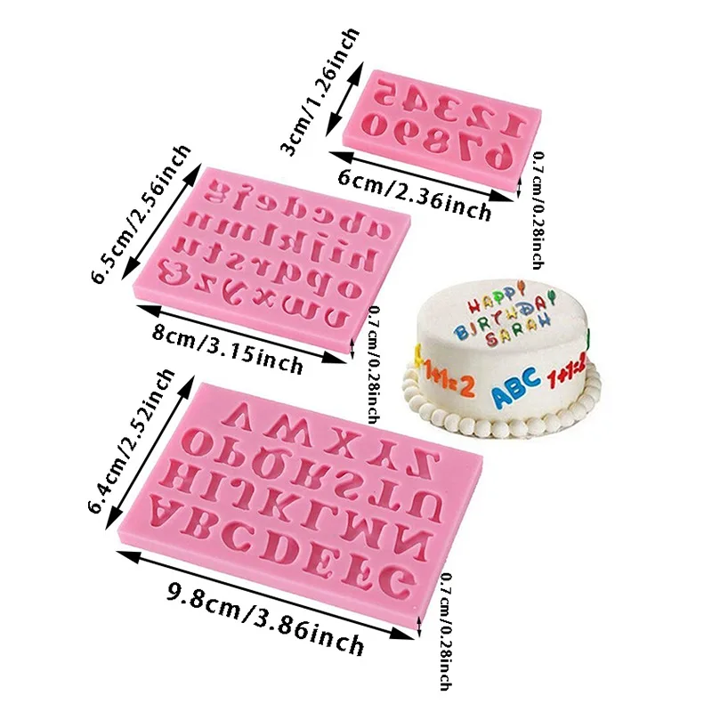 3 шт./набор силиконовые мини-формы для украшения торта
