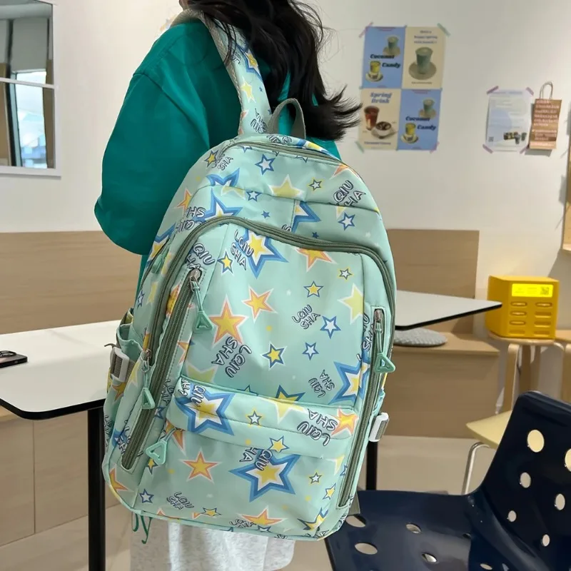 Школьный ранец для девочек младшей и старшей школы вместительный рюкзак