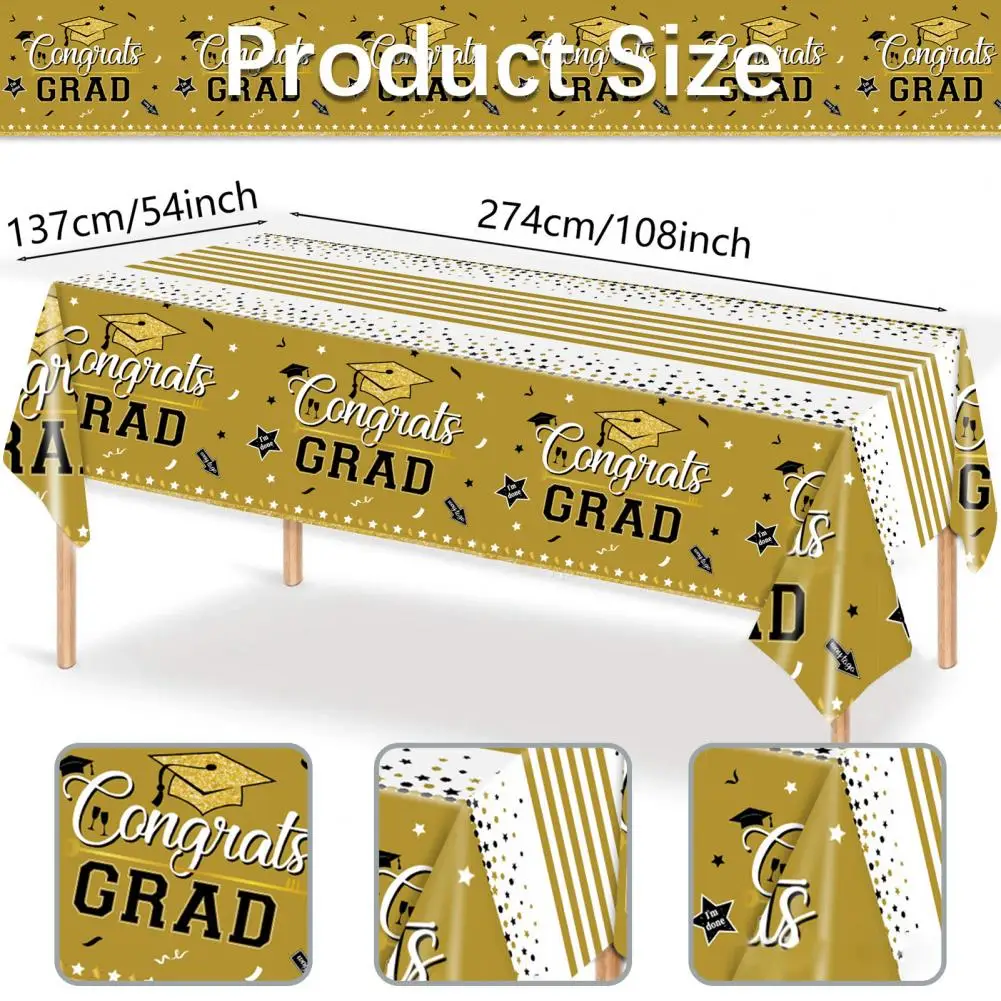 

Скатерть на выпускной, нескользящая, легко моющаяся, 2023 год