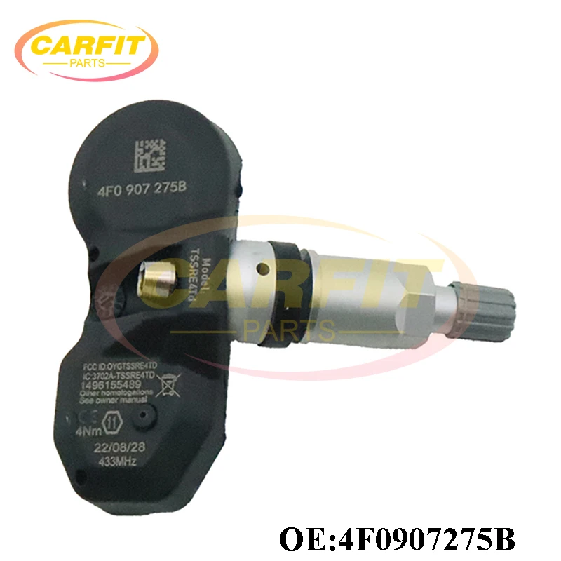 Новинка OEM 4F0907275B датчик давления в шинах TPMS 433 МГц для Audi A4 A6 S4 Porsche 911 Volkswagen Phaeton Touareg