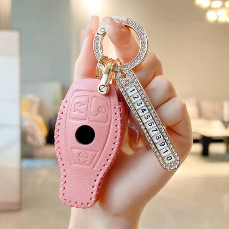 

Luxury Car Key Case Cover Shell for Mercedes Benz S Class C200L A180 GLA200 GLC260 GLk30 E300L C260l