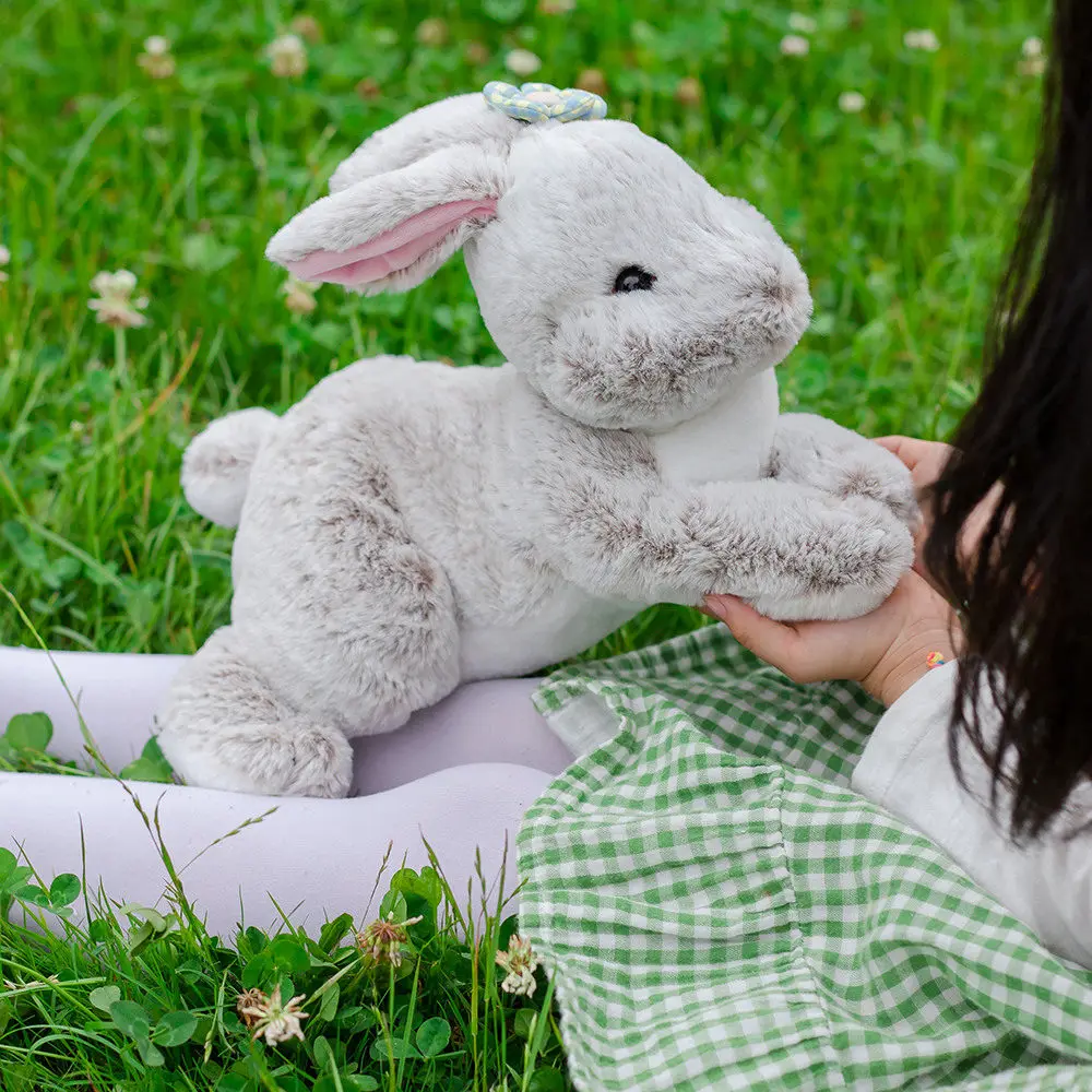 

30-50cm Cute Real Life Rabbit Toys Stuffed Lovely Simulated Soft Animal Plush Doll For Kids Children Soft Pillow Nice Gift