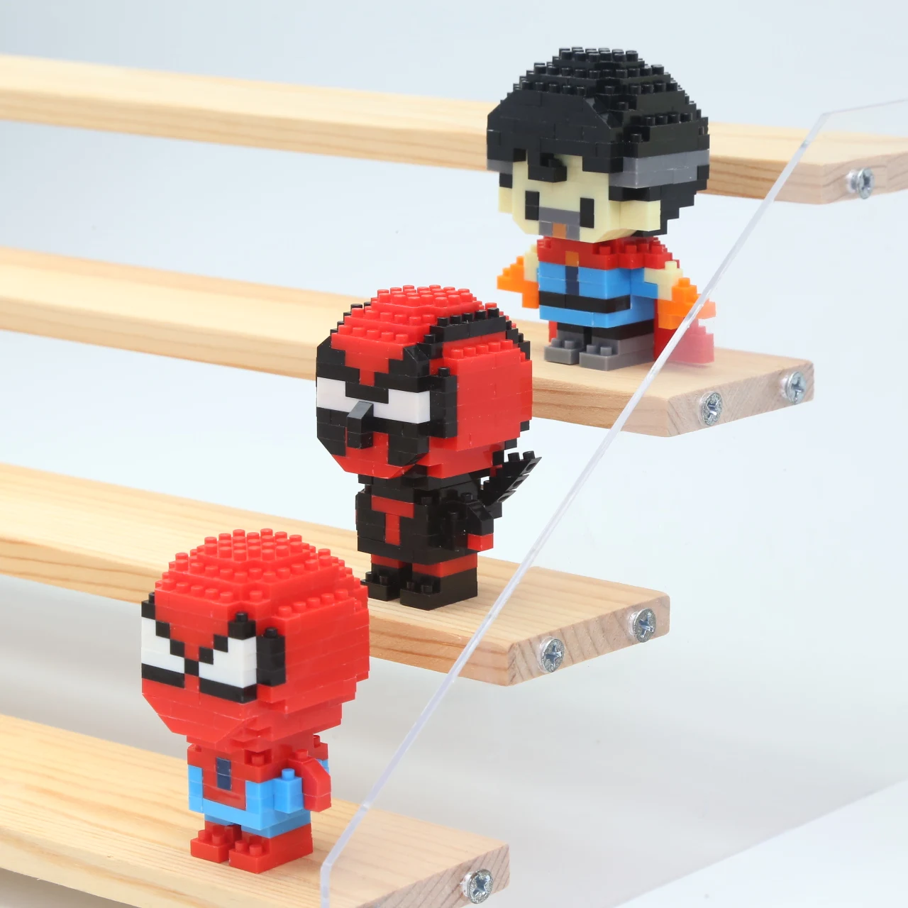 Фото Строительные блоки Disney Mini Connectini, фигурка из частиц, подвижная сборная модель, мультяшная головоломка, персонаж, игрушки для подарков на день рождения №2