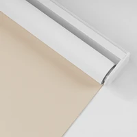 BERISSA 100% Blackout Spring Roller Shades Thermal Curtains UV Protection Custom Size Roller Shades For Windows And Doors