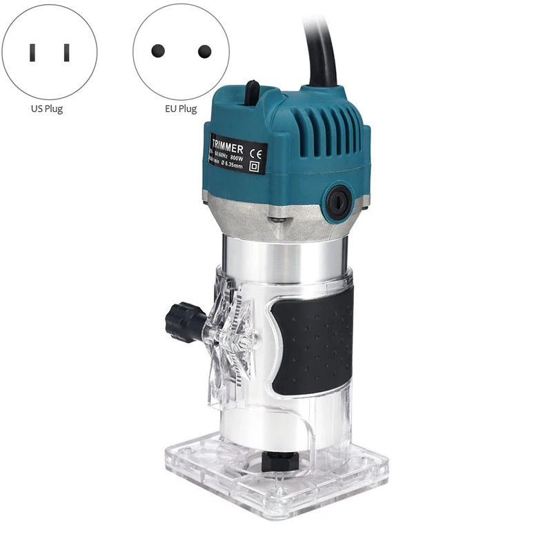 

800 Вт деревообрабатывающий электрический триммер, деревообрабатывающий фрезерный станок, Гравировальный долбежный станок, станок для резь...