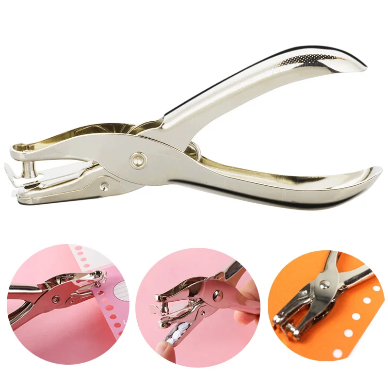 

Scrapbooking Plier Puncher Handicraft Tool Paper School circle Office Statinery Punch Sheet Shape Cardmaking Card Cut Hole Craft