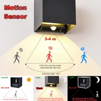 wandlamp led motion sensor ip65 waterdichte 5w 12w 20w indoor en outdoor sconce slaapkamer bedside lamp woonkamer gang ingang