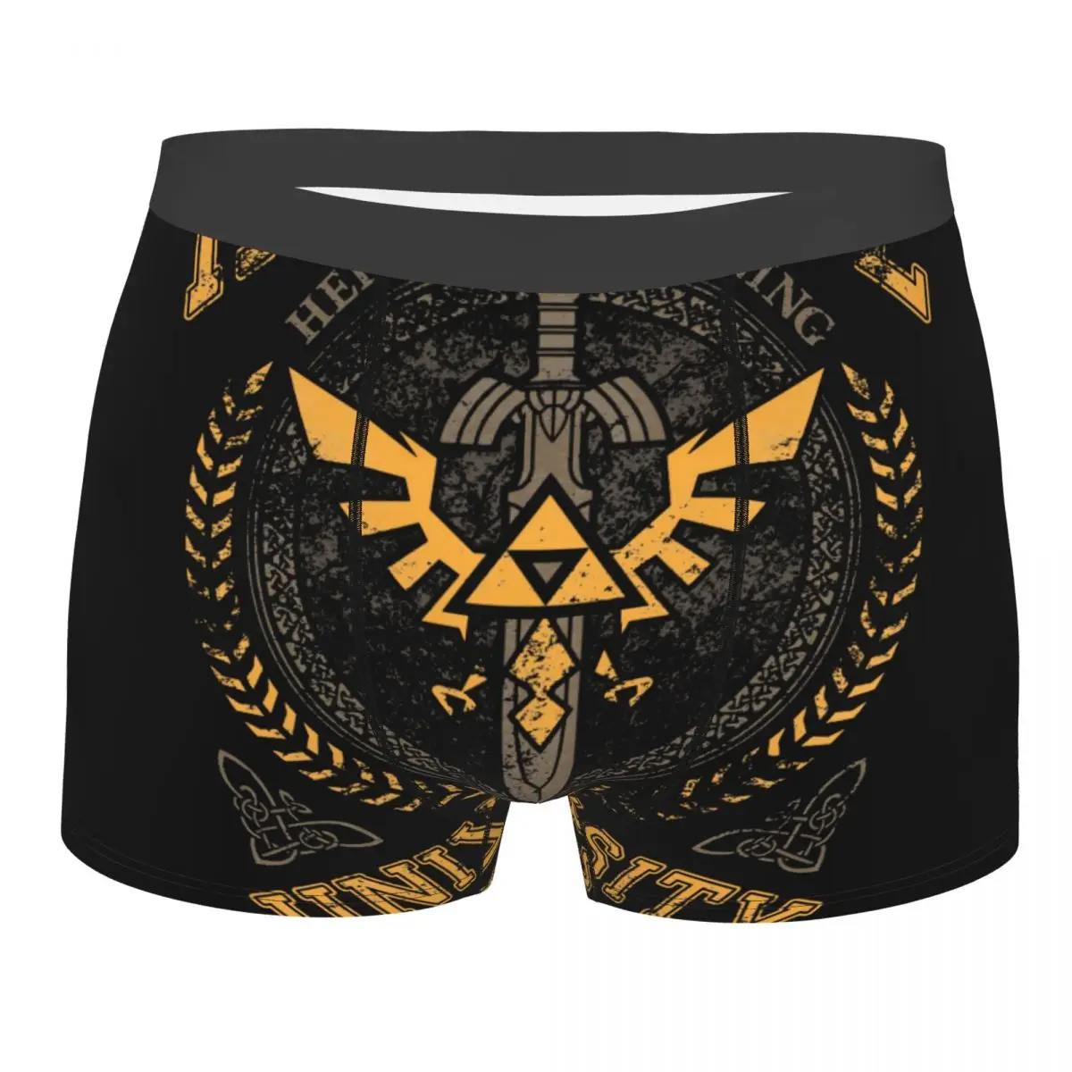 

Men Boxer Shorts Panties Hyrule University Breathable Underwear The Legend of Zelda Male Sexy Underpants
