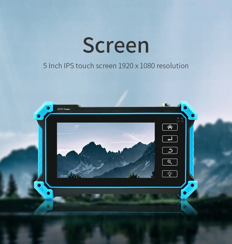 Тестер для систем видеонаблюдения 5 дюймов 4K VGA HDMI CVI TVI AHD SDI |