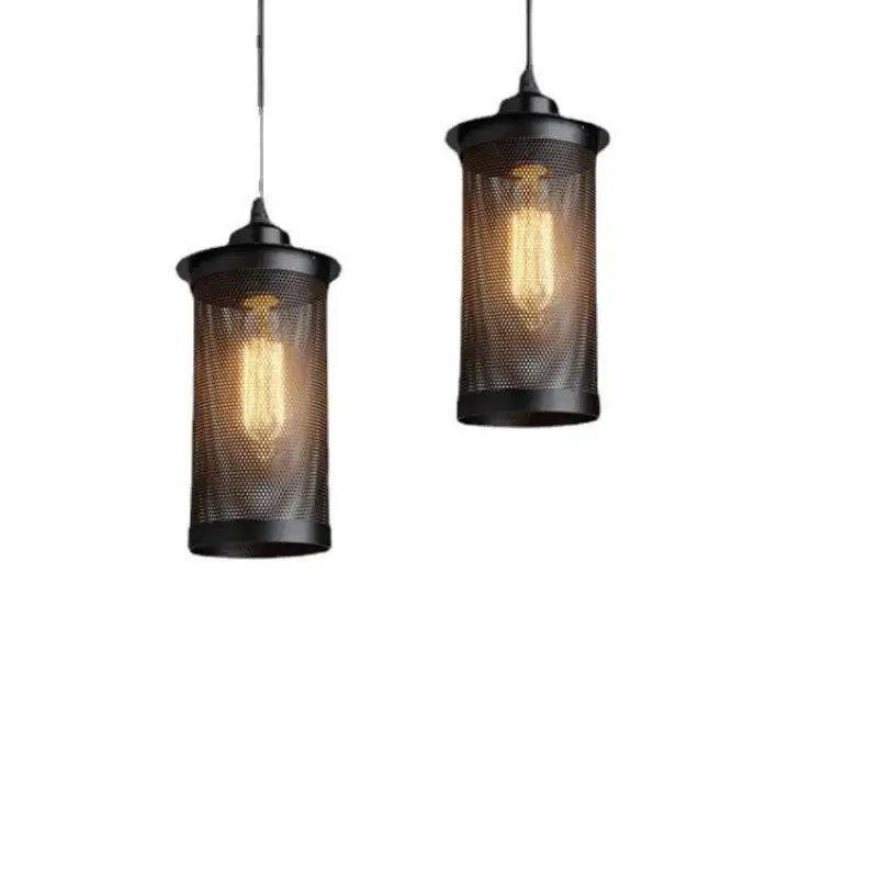 Art Bar Industrial Iron Net Light E27 Светодиодная люстра Креативная витрина Подвесной
