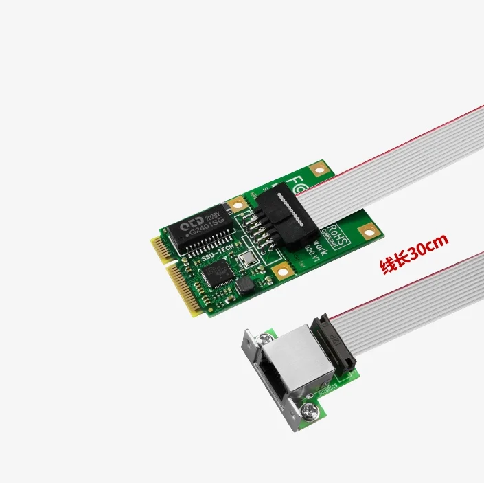 Сетевые карты Mini PCI-E, сетевая карта 1000 Мбит/с, гигабитный Ethernet 10/100/1000 м, сетевой адаптер RJ45 для ПК COM