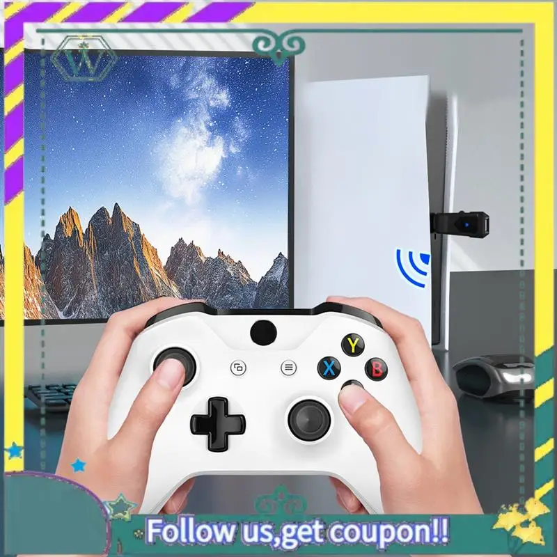 Фото A28Q-Беспроводной USB-конвертер для PS5 PS4 PS3 Switch OLED Bluetooth Геймпад Адаптер игрового контроллера Проводной адаптер контроллера №2