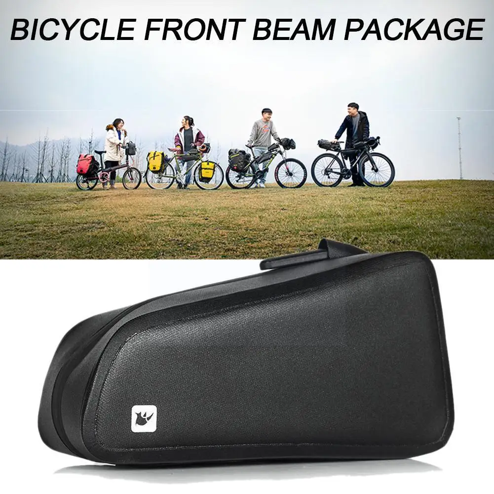 

Сумка велосипедная на раму, водонепроницаемая, с перекладиной спереди