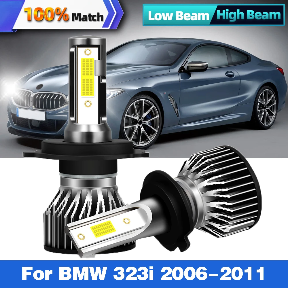 

2Pcs H7 LED Canbus 90W 12000LM Led Headlights Car Light Bulbs Automobiles Auto Lamp 6000K White For BMW 323i 2006-2011