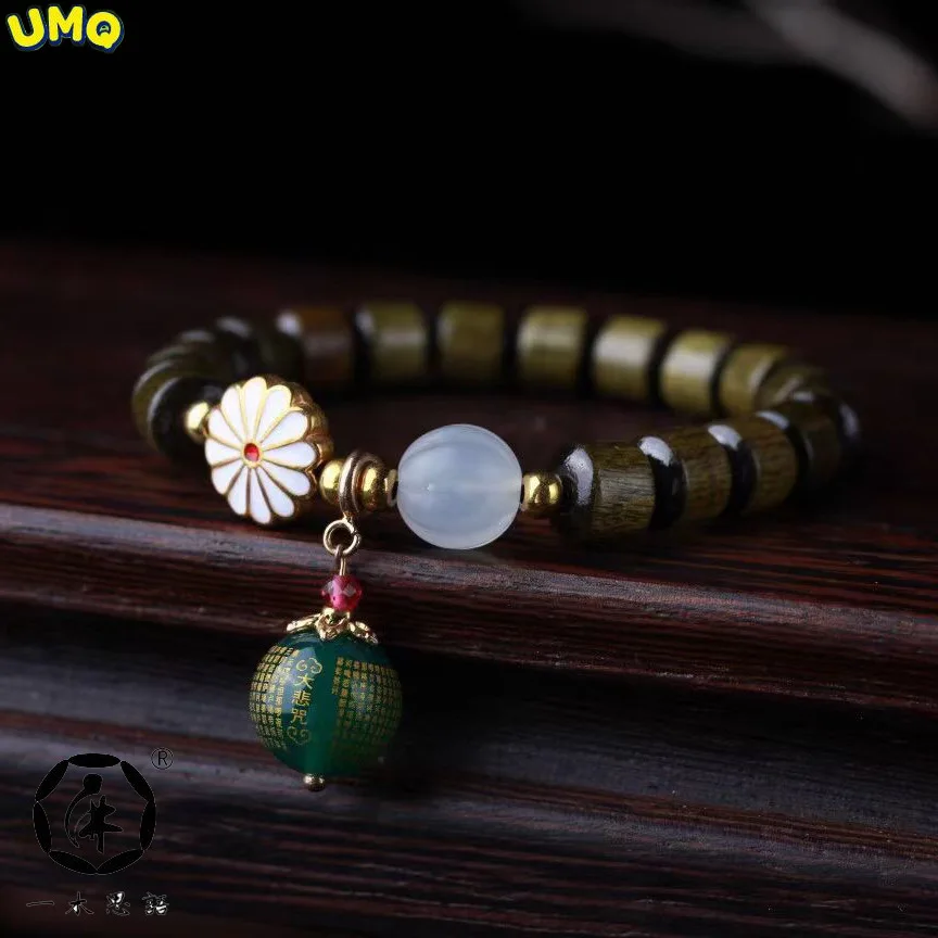 

Accessories: Glass Bead, Gold Wire, Nanmu, Green Material, Gloomy Wooden Barrel, Pearl, Wenwan, Gift Jewelry, Women's Buddha