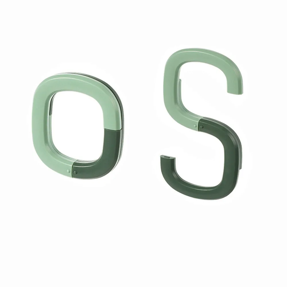 

2 шт. зеленый крючок для пальто простой в использовании крючок для шляпы из АБС-пластика прочный многофункциональный крючок для полотенец для кухни ванной комнаты