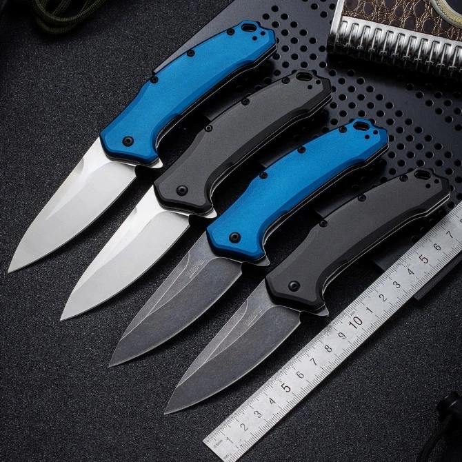 

Kes-1776 Pocket Folding Knife 8cr17 Blade Aluminium Alloy Handle Outdoor Hunting Camping Survival Knives EDC Multi Tools Gift