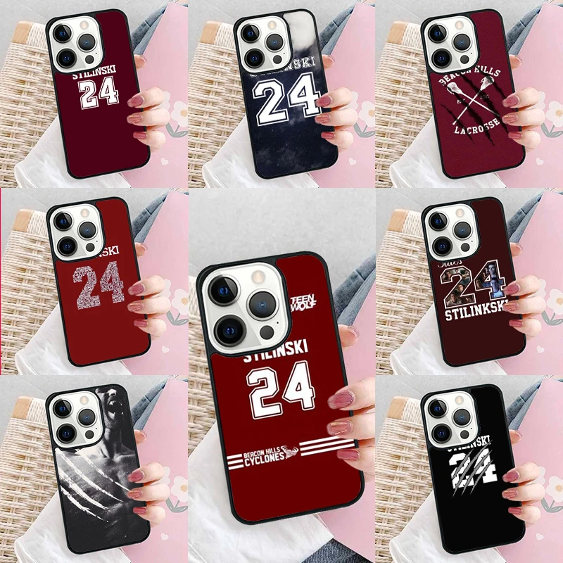 24 Stilinski CLAWED Teen Wolf мягкий чехол для телефона iPhone 16 Promax 15 Pro 13 14 Plus 11 12 Mini XR XS MAX Coque