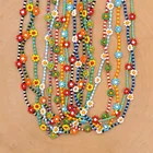 Женское Ожерелье-чокер в стиле бохо с цветами маргариток