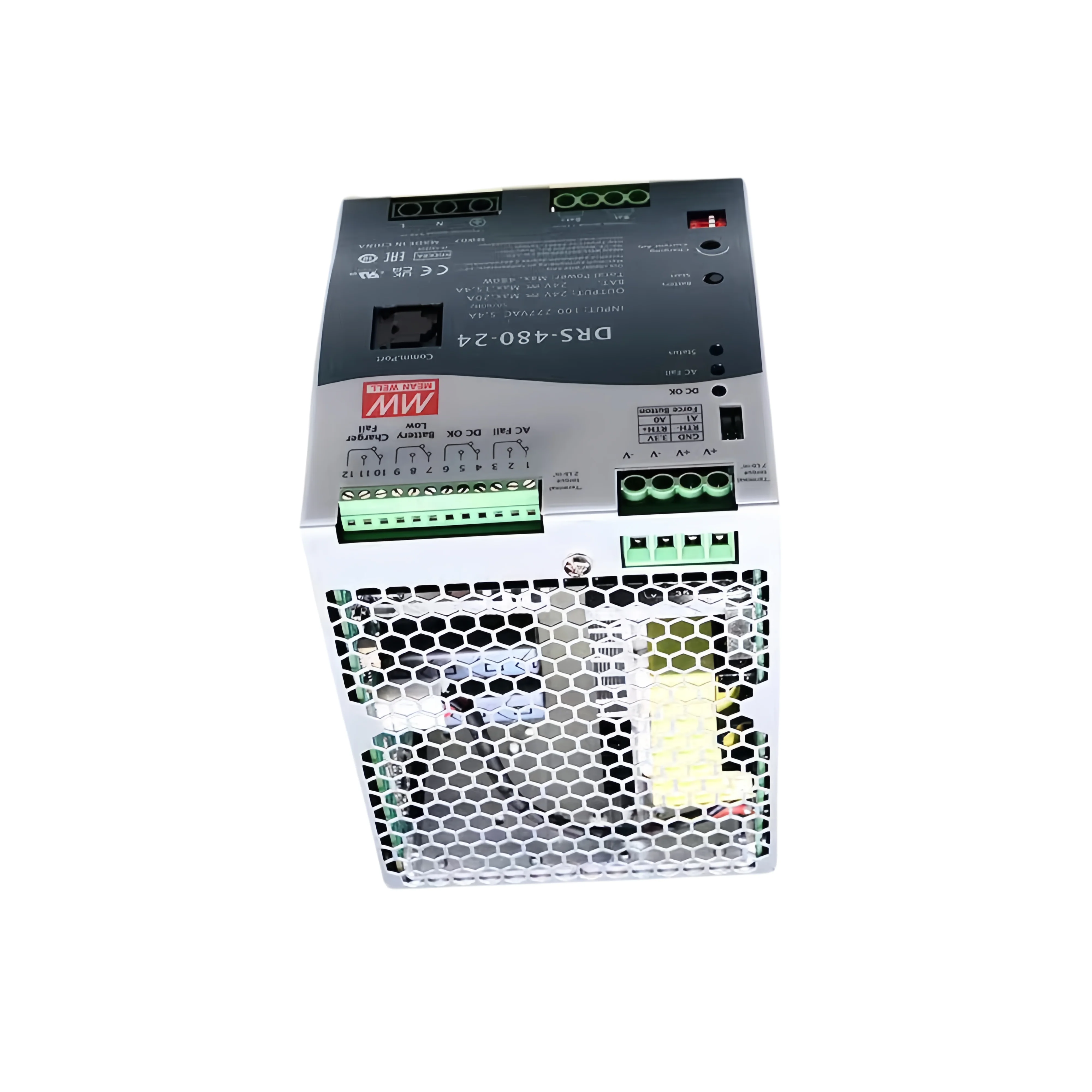 Многофункциональный интеллектуальный блок питания MeanWell DRS-480-24 480W для систем безопасности (art.: 3920d8fddc2bd) - 3920d8fddc2bd