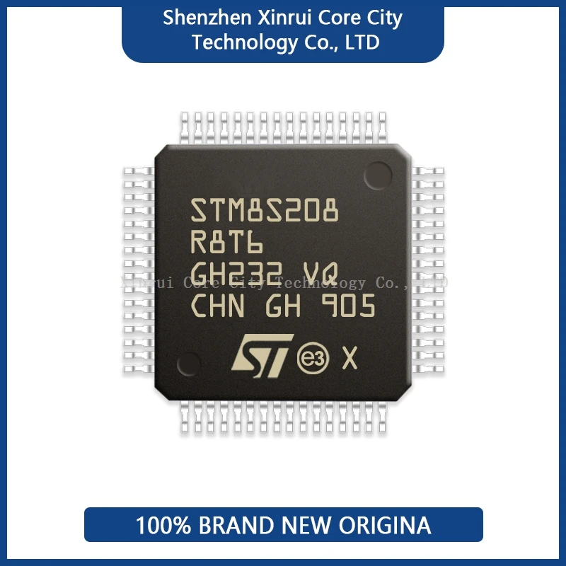 

Latest IC STM8S208R8T6 MCU Programmable Microcontroller QFP64 module Chips Original Genuine Spot Single-chip