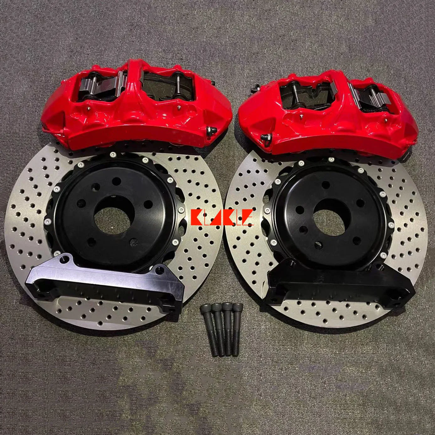 Тормозная система KLAKLE Red 6 Pot GT6 тормозной суппорт с отверстием диск 355*32 мм