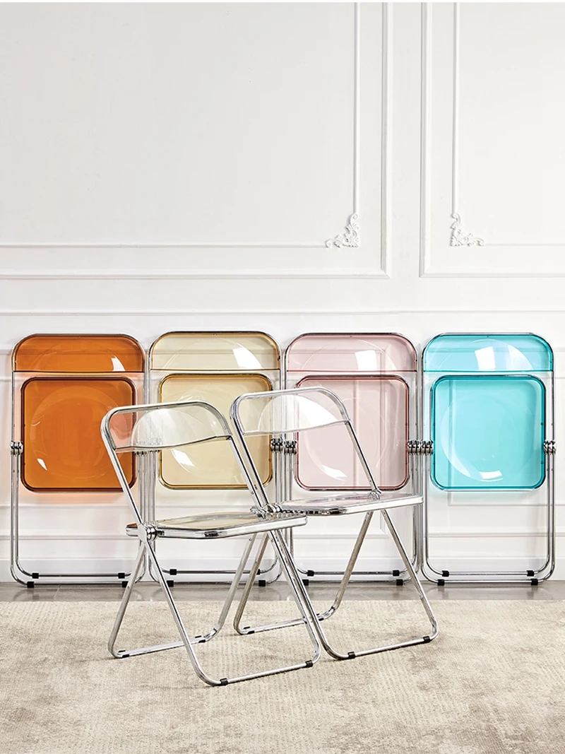 Transparent Chair Acrylic Fashion Net Red Clothing Store Photo Chair Simple Home Ins Dining Chair