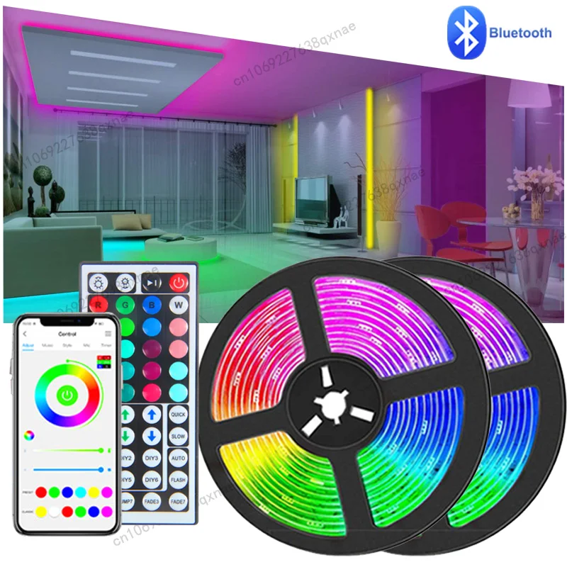 

Color RGB 5050 LED Strip Bluetooth Tape Decor for Room LED 10m 15m 20m 30m PC TV backlight Neon LED Lighting Cветодиодная лента