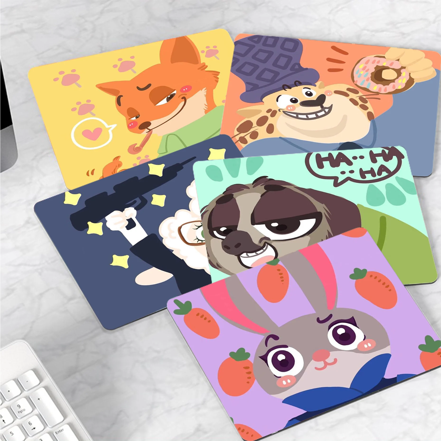 

Disney Zootopia Small Office Student Gaming Thickened Large Writing Pad Non-slip Cushion Mouse Pad For PC Mouse Carpet
