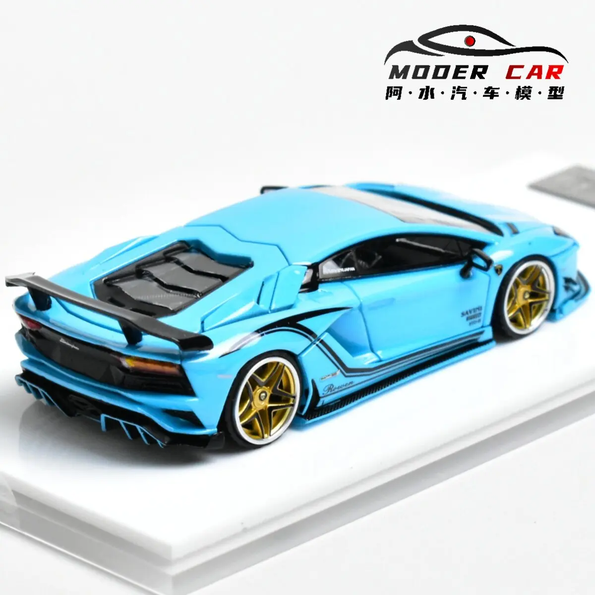 Фото Модель автомобиля ROWEN 1:64 Aventator S с вращающимися колесами №3