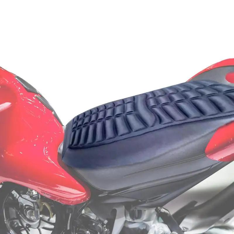 

Motorcycle Seat Cushion Pad Breathable Damping Insulation 3D Honeycomb Shock-Absorbing Seat Cushion Insulation Motorcycle Seat