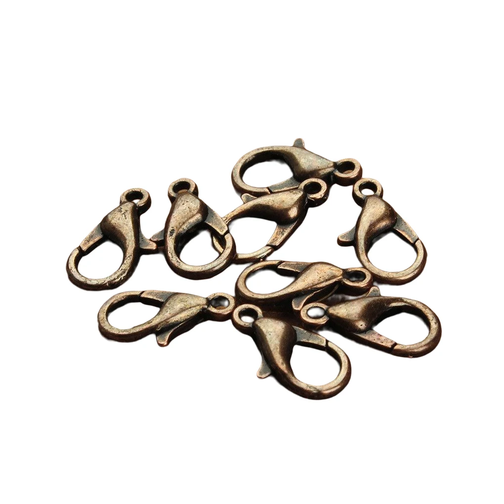 

100 Pieces Necklace Buckle Connector Bracelet Bangle Snap Hook Clip