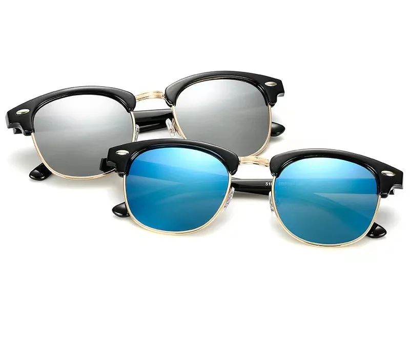 

Polarized Sunglasses Men Women RB3016 Brand Design Eye Sun Glasses Women Semi Rimless Classic Men Sunglasses Oculos De Sol UV400