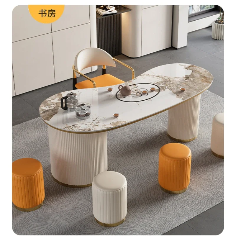 Кожаный пуфик для спальни в ассортименте