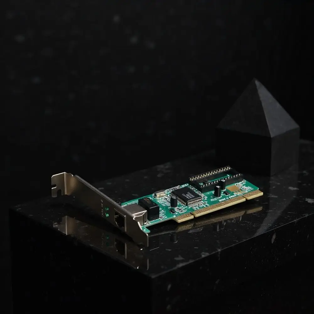 Фото Сетевая карта PCI Gigabit на чипе RTL8169: стабильная работа, высокоскоростная передача данных, Ethernet-карта PCI с одним портом RJ45 для игровых ПК №5